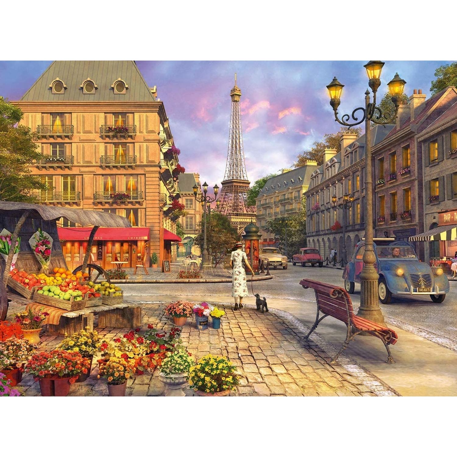 Foto 3 | Rompecabezas de Paseo en Paris con 500 Piezas Ravensburger