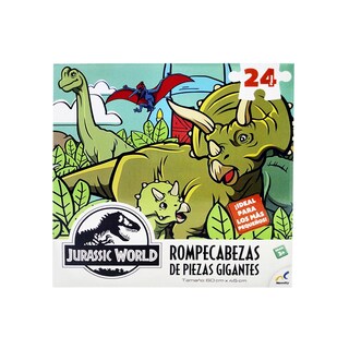 Foto 3 | Rompecabezas Jurassic World 24 Piezas Gigantes Dinosaurios