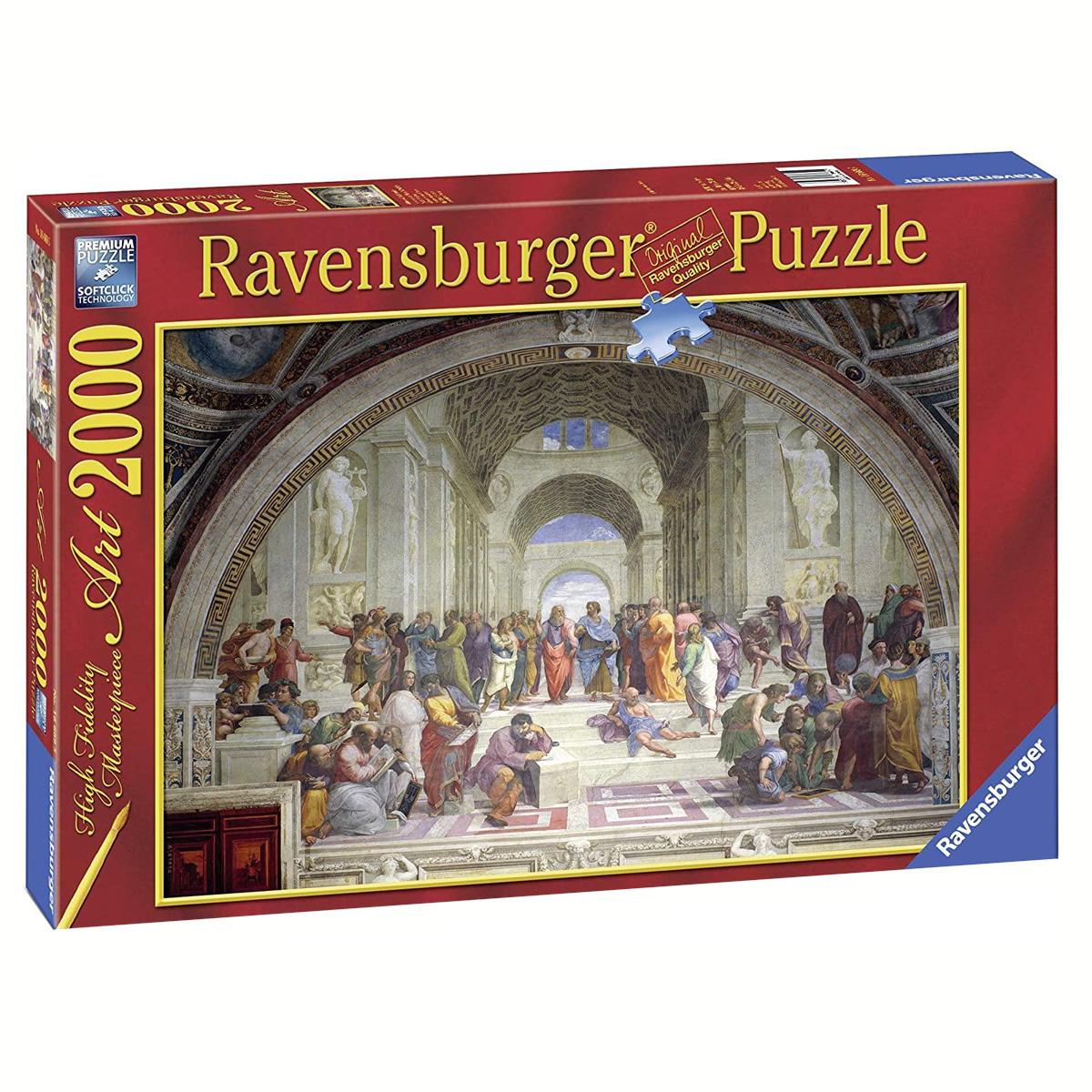 Rompecabezas Ravensburger Escuela de Athenas con 2000 Piezas