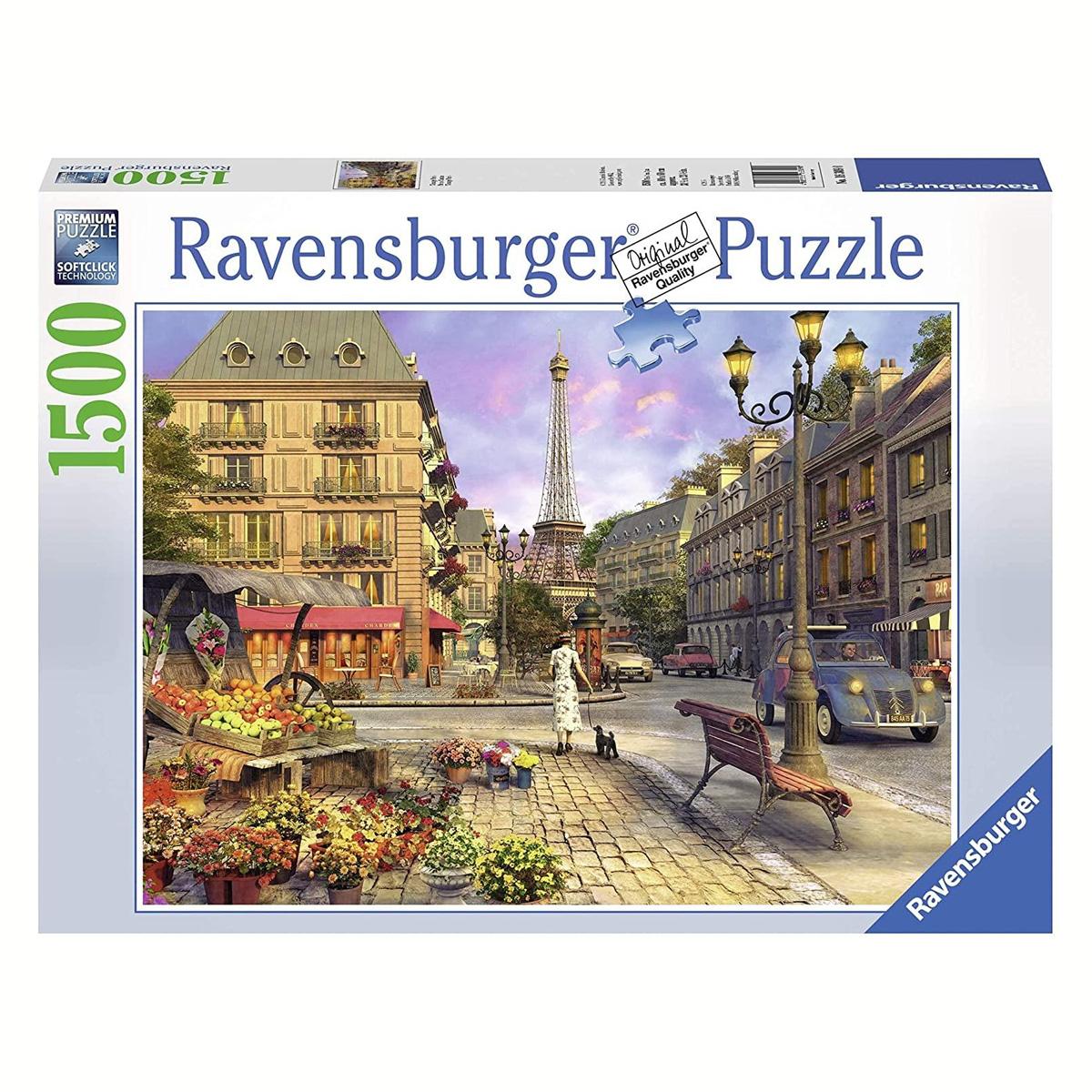 Foto 2 pulgar | Rompecabezas Ravensburger Paris Vintage con 1500 Piezas