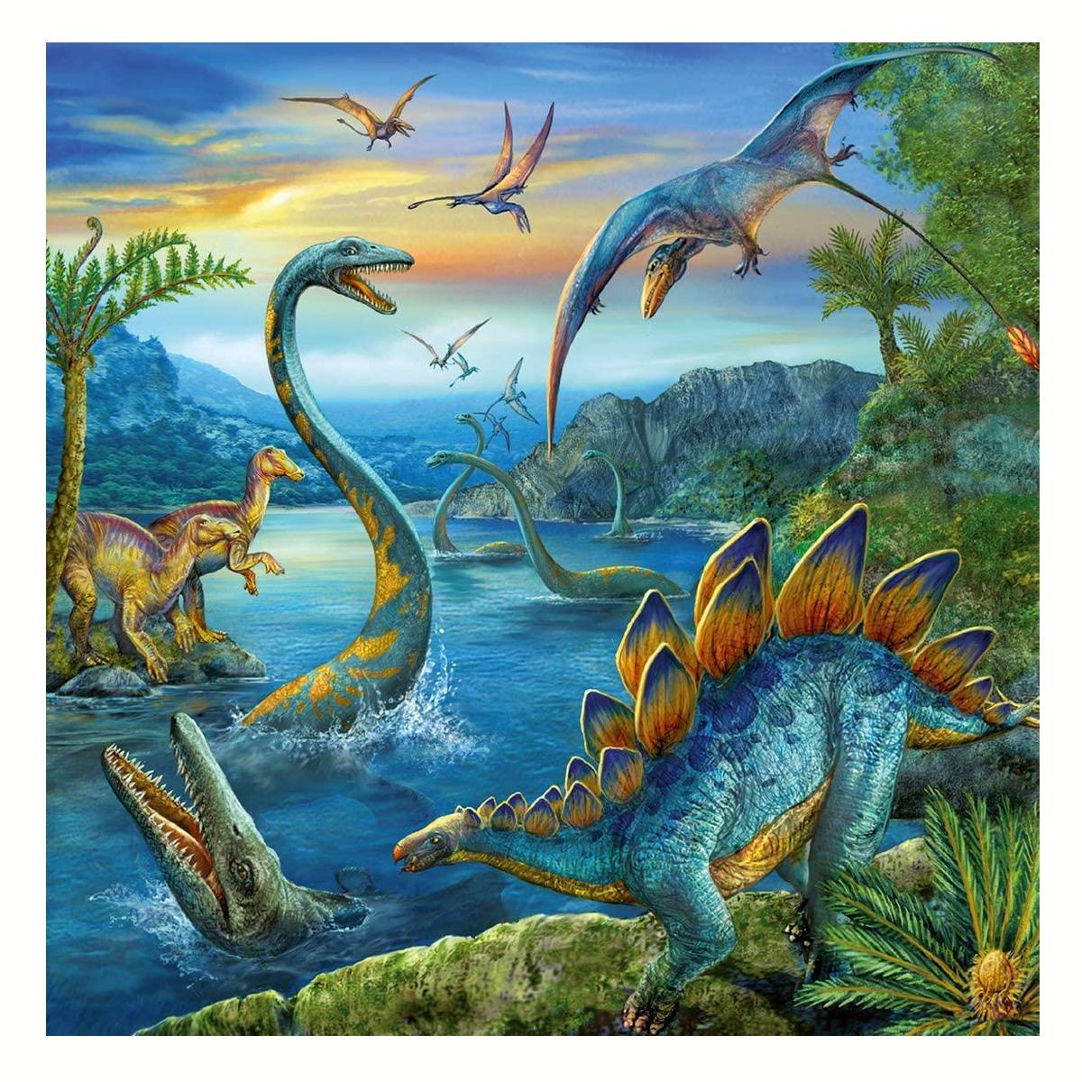 Foto 4 pulgar | Rompecabezas Dinosaurios Ravensburger 3x49 Piezas