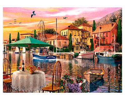 Foto 2 | Rompecabezas Anatolian Dominic Davidson: Puesta de Sol en el Puerto