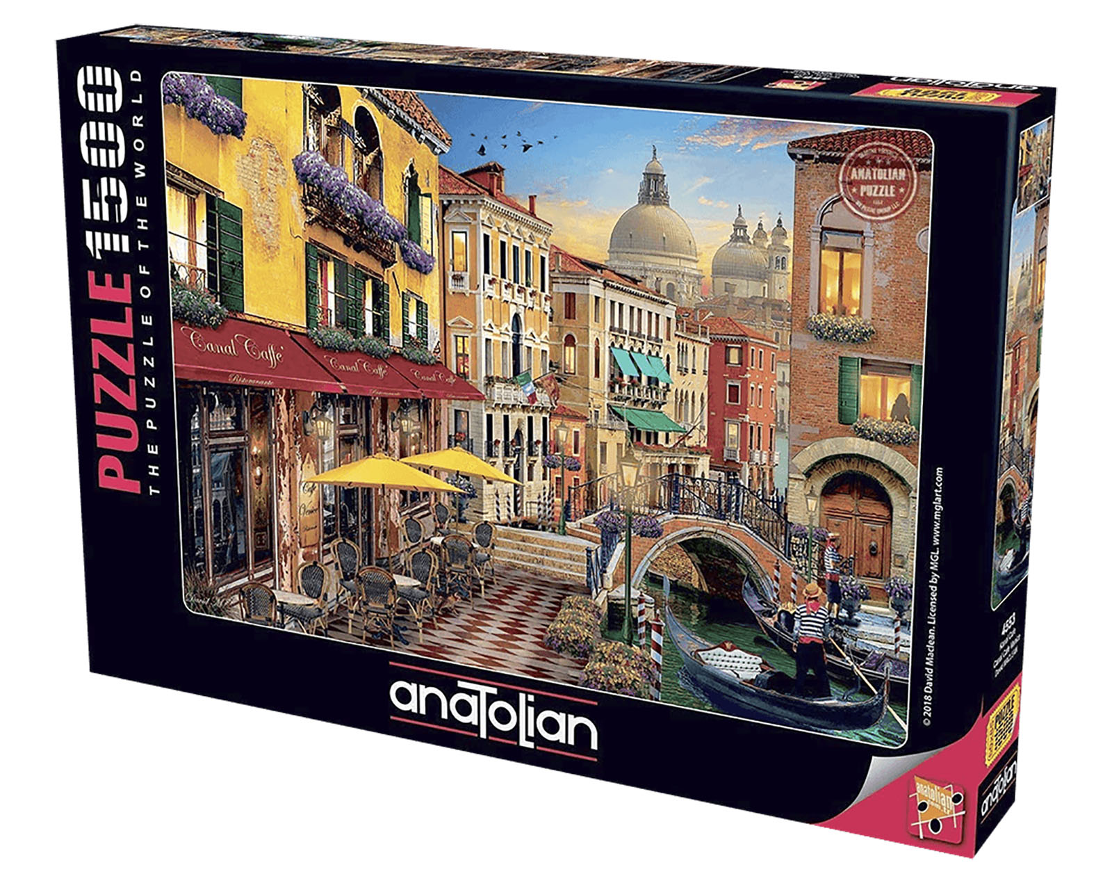 Rompecabezas Anatolian David Maclean: Café en Venecia