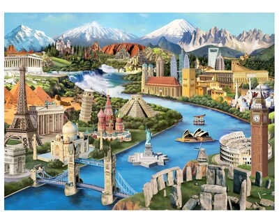 Foto 2 | Rompecabezas Anatolian Daniela Pirola: Lugares Famosos del Mundo
