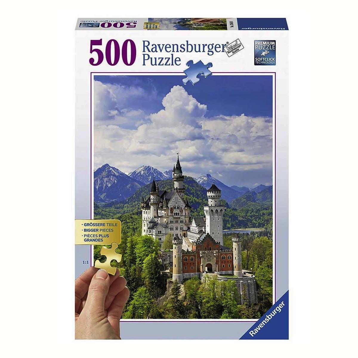 Foto 2 pulgar | Rompecabezas Ravensburger Castillo Neuschwanstein con 500 Piezas