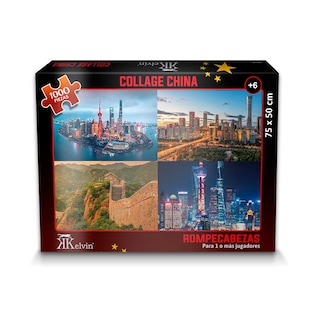 Foto 3 | Rompecabezas Kelvin Collage China 1000 piezas Gde