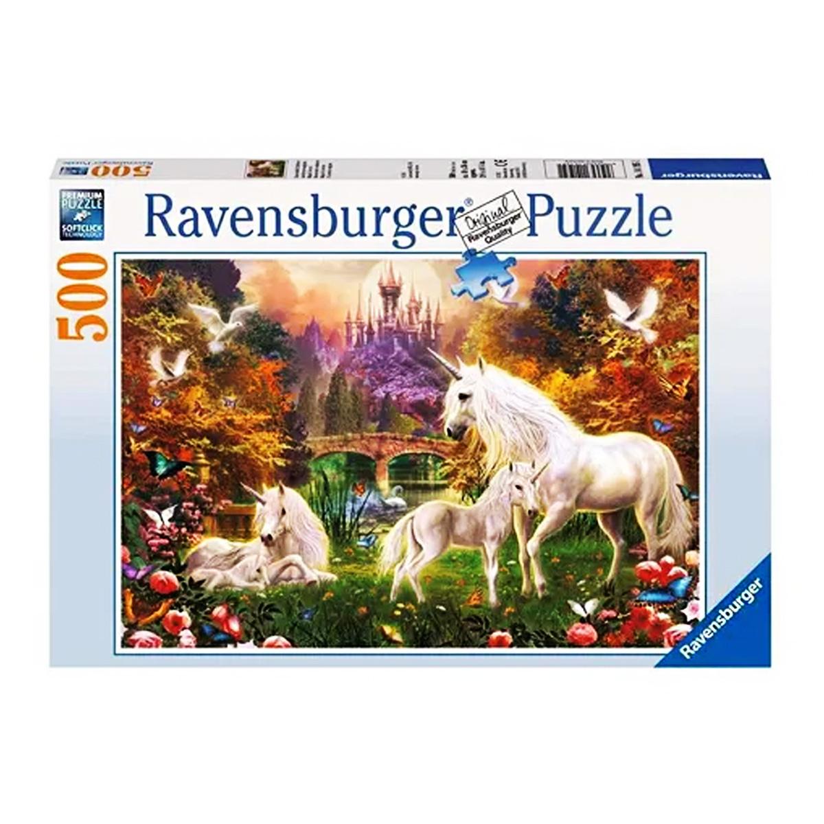 Foto 2 pulgar | Rompecabezas Ravensburger Unicornio 500 Piezas