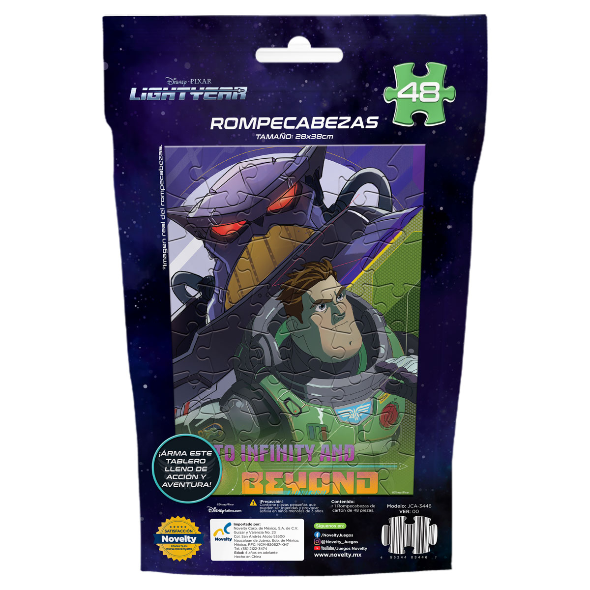 Foto 3 | Rompecabezas en Bolsa Metalizada para Niños de Lightyear