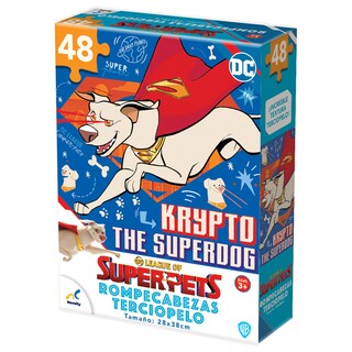 Foto 1 | Rompecabezas Con Terciopelo De Dc Super Pets - Novelty