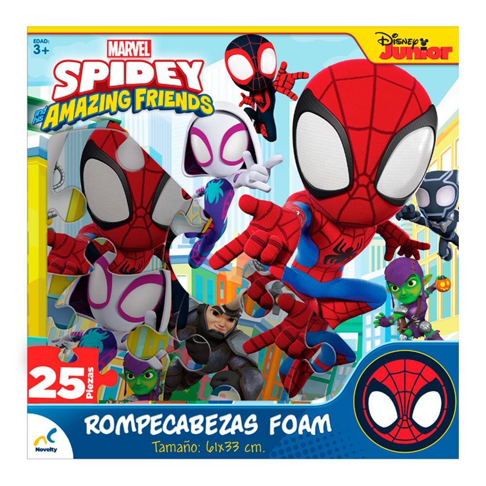 Foto 4 pulgar | Rompecabezas Foam de Spidey - Novelty