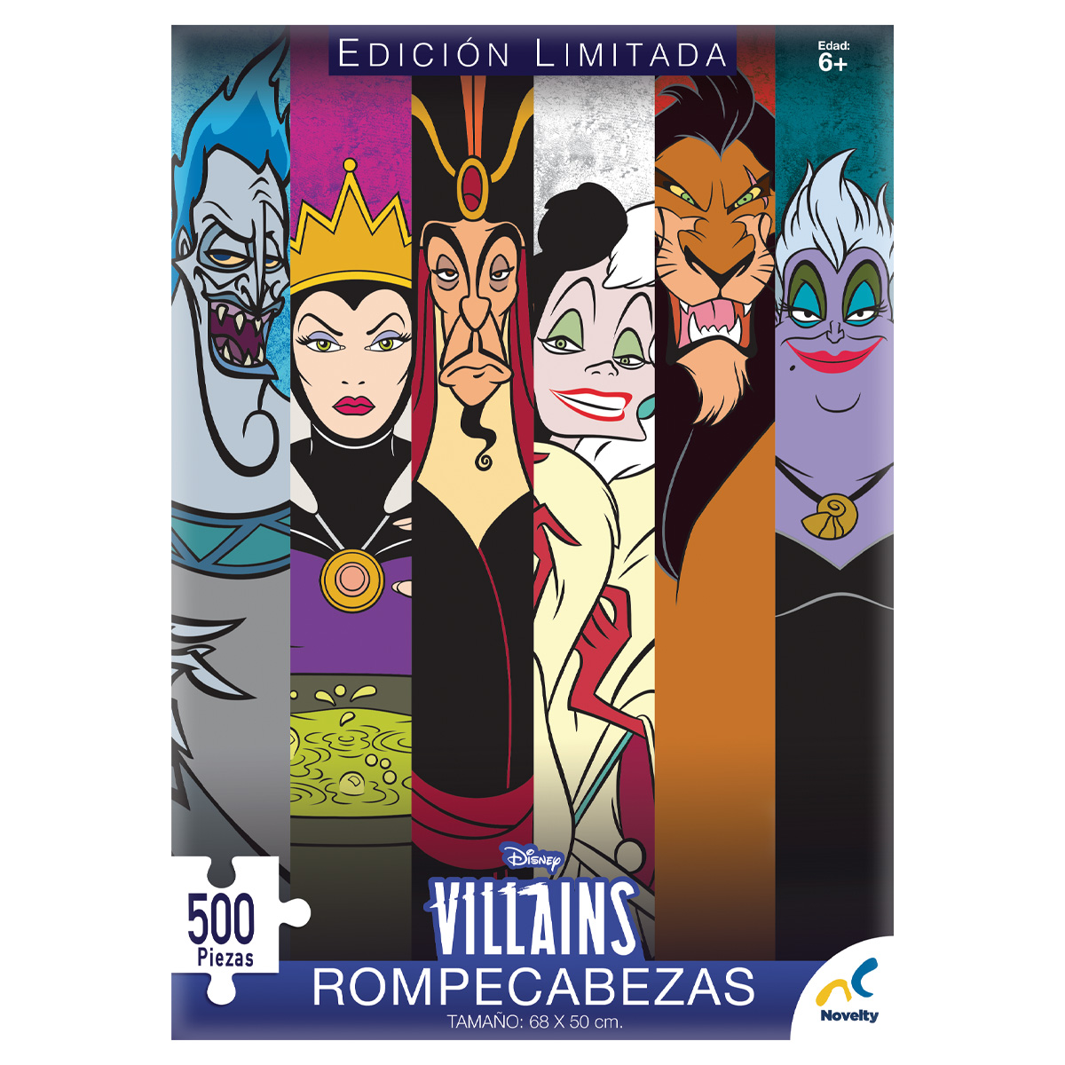 Foto 5 pulgar | Rompecabezas Novelty Disney Villanos 500 Piezas