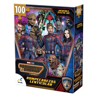 Foto 3 | Rompecabezas Novelty Lenticular Guardianes De La Galaxia 100 Piezas