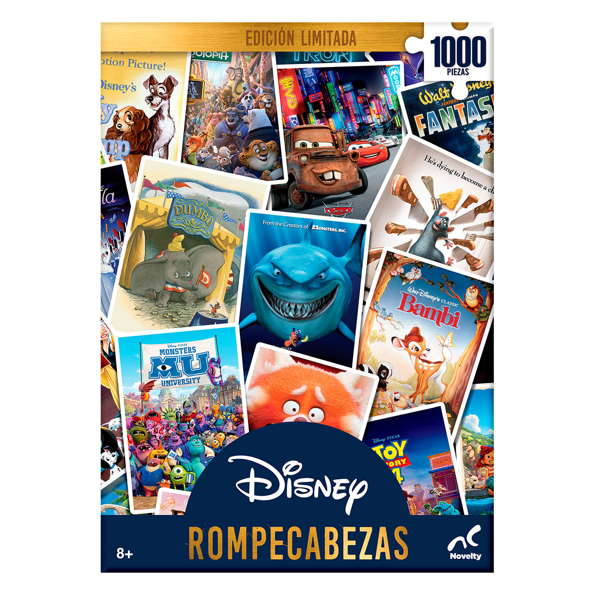 Rompecabezas Novelty Coleccionable Disney 1000 Piezas $249