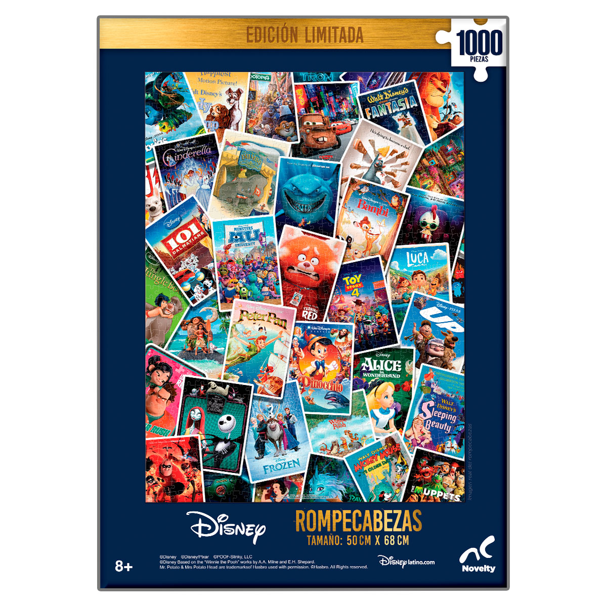 Foto 4 | Rompecabezas Novelty Coleccionable Disney 1000 Piezas