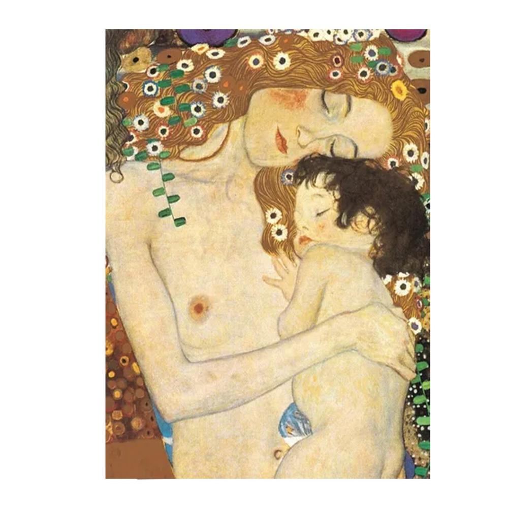 Foto 3 pulgar | Rompecabezas Eurographics Madre e Hijo de Gustav Klimt Puzzle 1000 Piezas