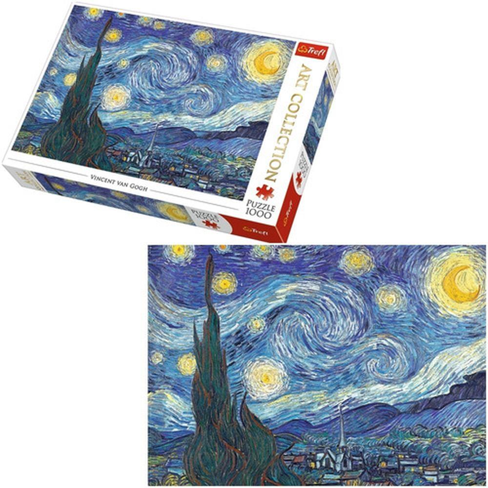 Foto 4 pulgar | Rompecabezas Puzzle 1000 Piezas Trefl Arte Van Gogh