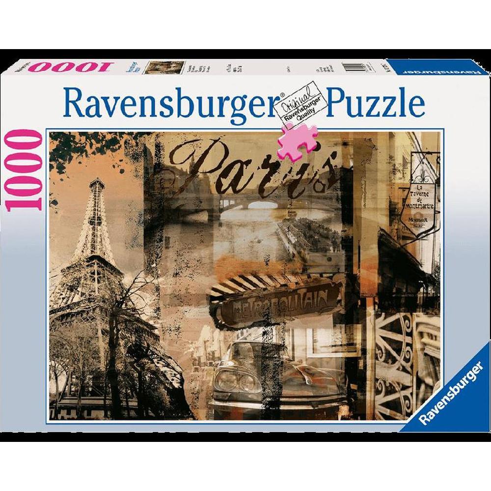 Foto 2 pulgar | Rompecabezas Paris Nostalgico 1000 Piezas Ravensburger