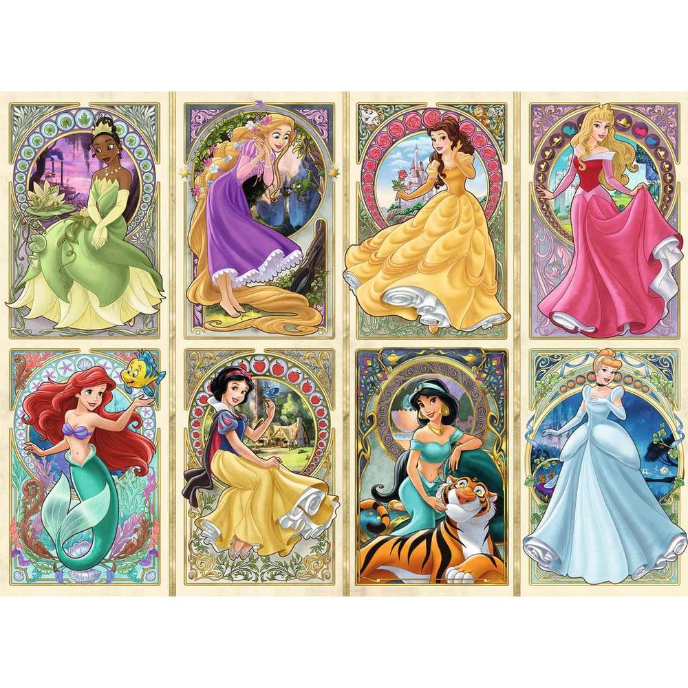 Foto 2 | Rompecabezas Princesas Art Nouveau 1000 Piezas Ravensburger