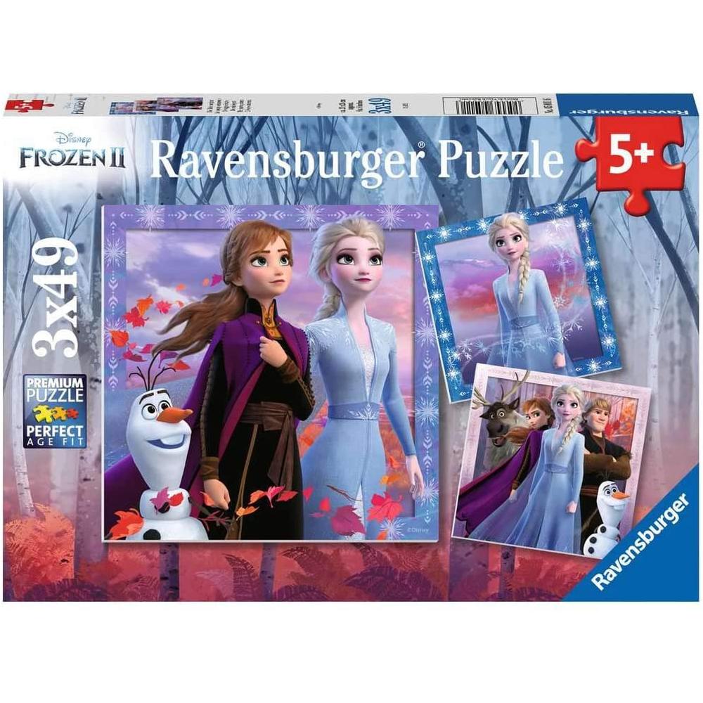 Foto 2 pulgar | Rompecabezas Frozen Ii 3x49 Piezas Ravensburger