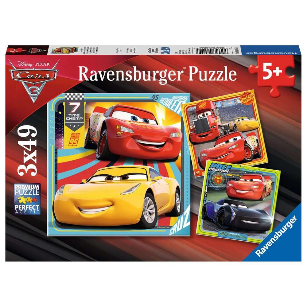 Foto 2 pulgar | Rompecabezas Leyendas Car 3x49 Piezas Ravensburger