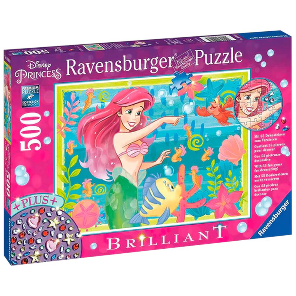 Foto 2 pulgar | Rompecabezas Disney: Ariel 500 Piezas Ravensburger