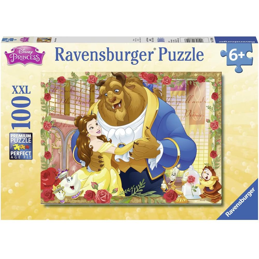 Foto 2 pulgar | Rompecabezas de La Bella y La Bestia Ravensburger 100 Piezas