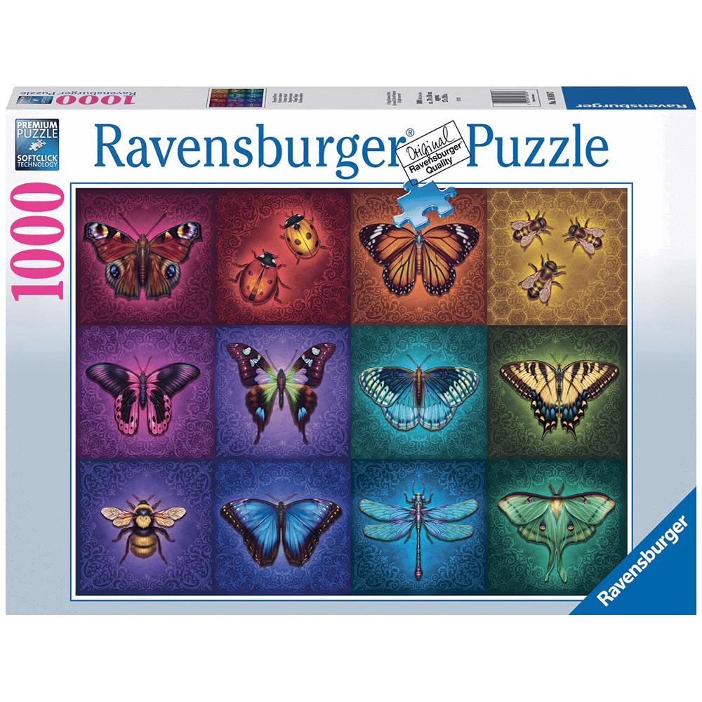 Rompecabezas Mariposas de Colores Ravensburger 1000 Piezas $1,750