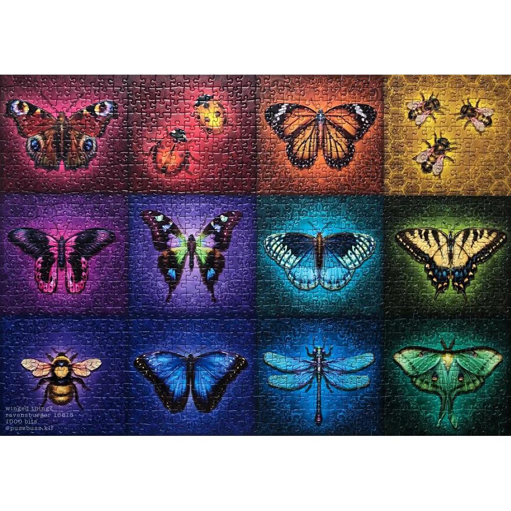 Foto 2 | Rompecabezas Mariposas de Colores Ravensburger 1000 Piezas