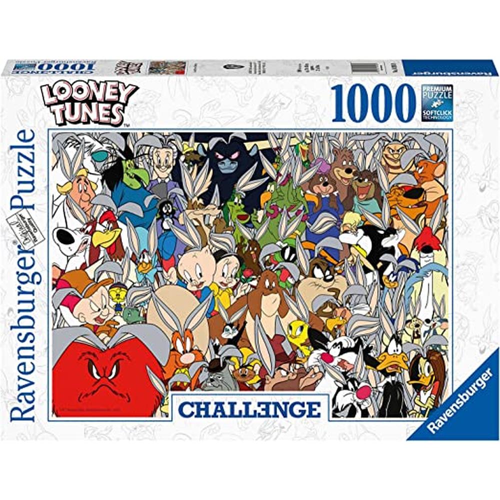 Foto 2 pulgar | Rompecabezas Challenge: Looney Tunes Ravensburger de 1000 Piezas