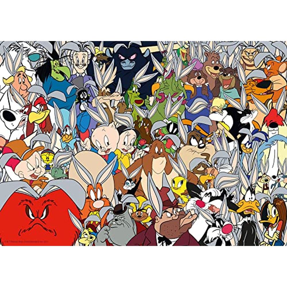 Foto 2 | Rompecabezas Challenge: Looney Tunes Ravensburger de 1000 Piezas