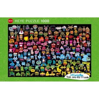 Foto 1 | Rompecabezas Heye Burgerman Doodle Rainbow de 1000 Piezas