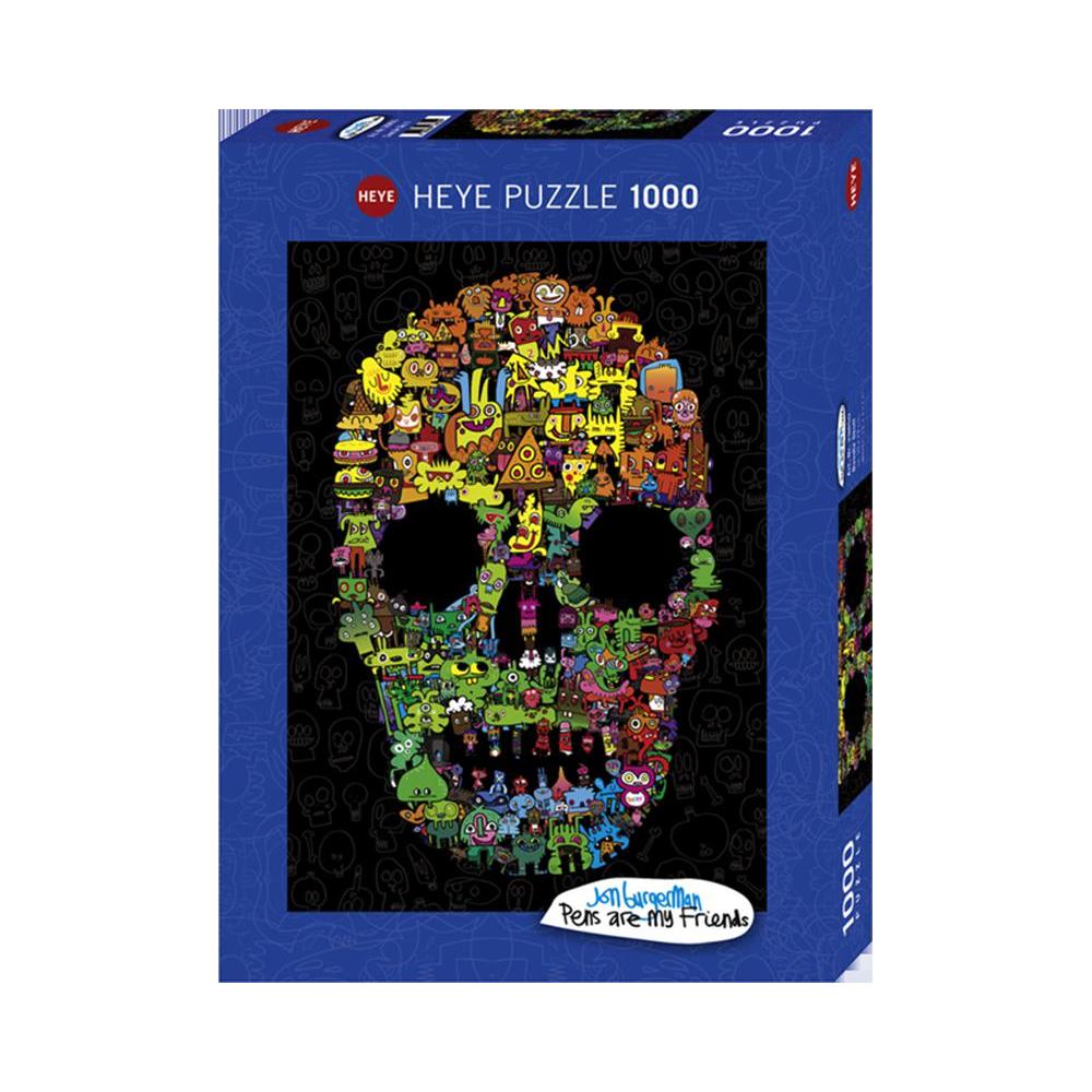 Burgerman Collage Calavera Rompecabezas De 1000 Piezas Heye