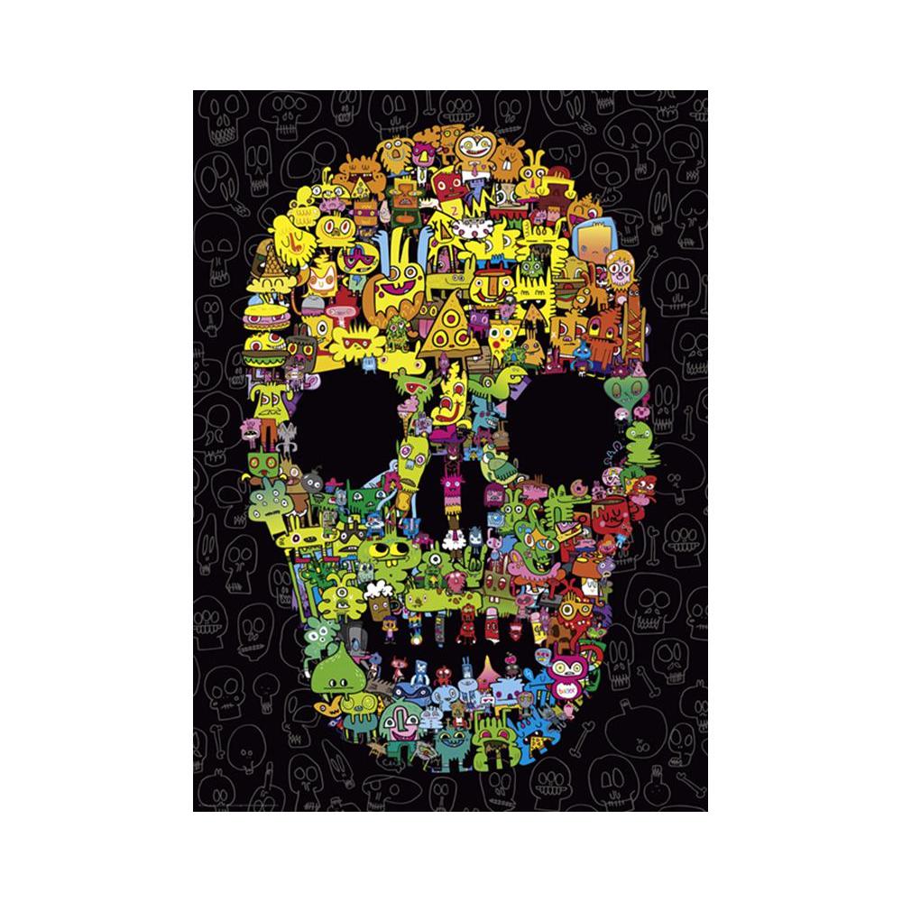 Foto 2 | Burgerman Collage Calavera Rompecabezas De 1000 Piezas Heye