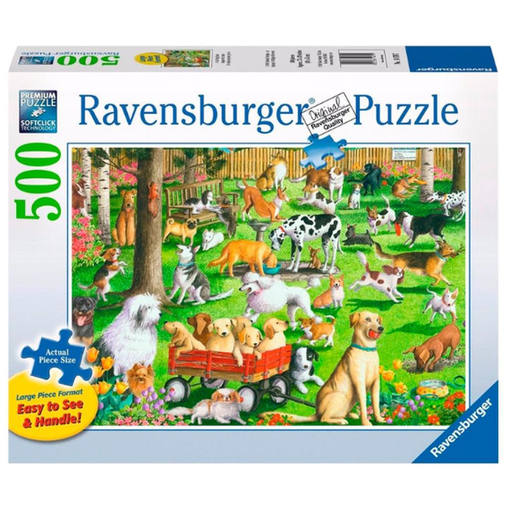 Foto 3 pulgar | Rompecabezas Ravensburger Parque con Perros 500 PZAS