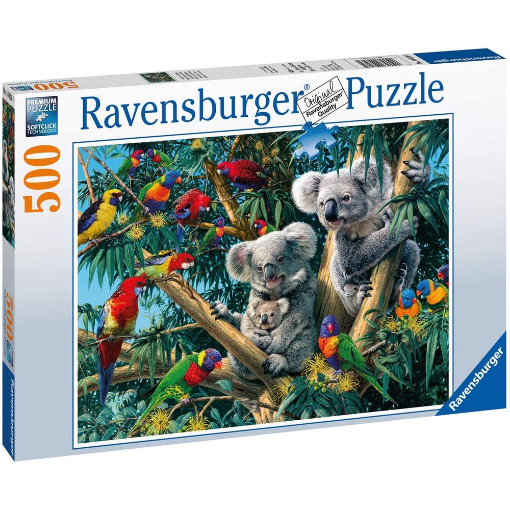 Foto 2 pulgar | Rompecabezas Ravensburger Koalas en el Árbol 500 Piezas