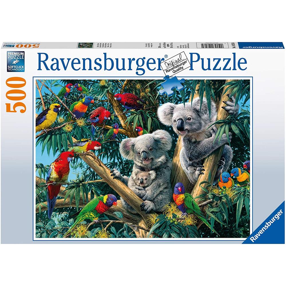 Foto 4 pulgar | Rompecabezas Ravensburger Koalas en el Árbol 500 Piezas