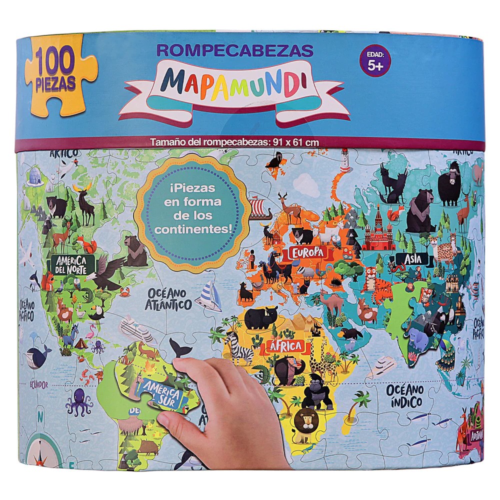 Foto 1 | Mapa Mundial Storyland Gigante para Niños