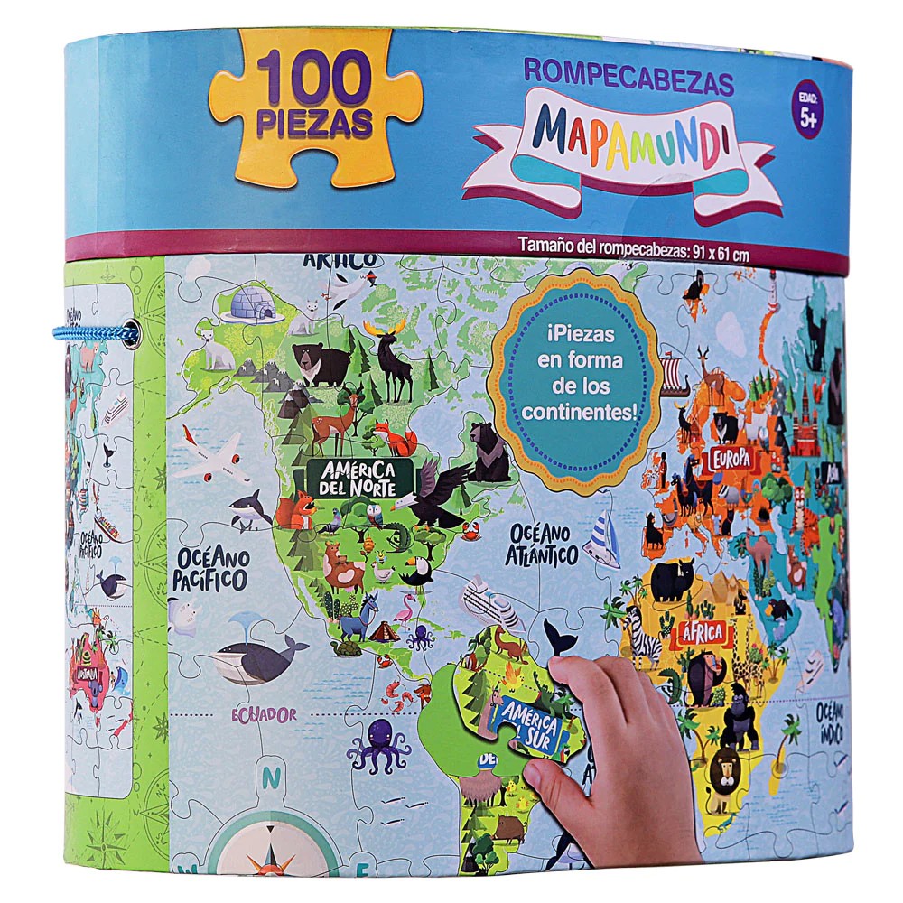 Foto 3 | Mapa Mundial Storyland Gigante para Niños