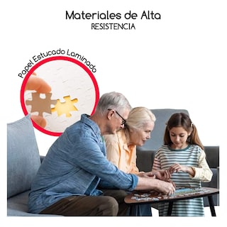 Foto 5 | Rompecabezas León Multicolor Para Toda La Familia 1000 Pzas