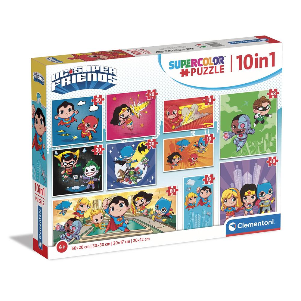 Rompecabezas Clementoni 20272 DC Super Friends 10 en 1