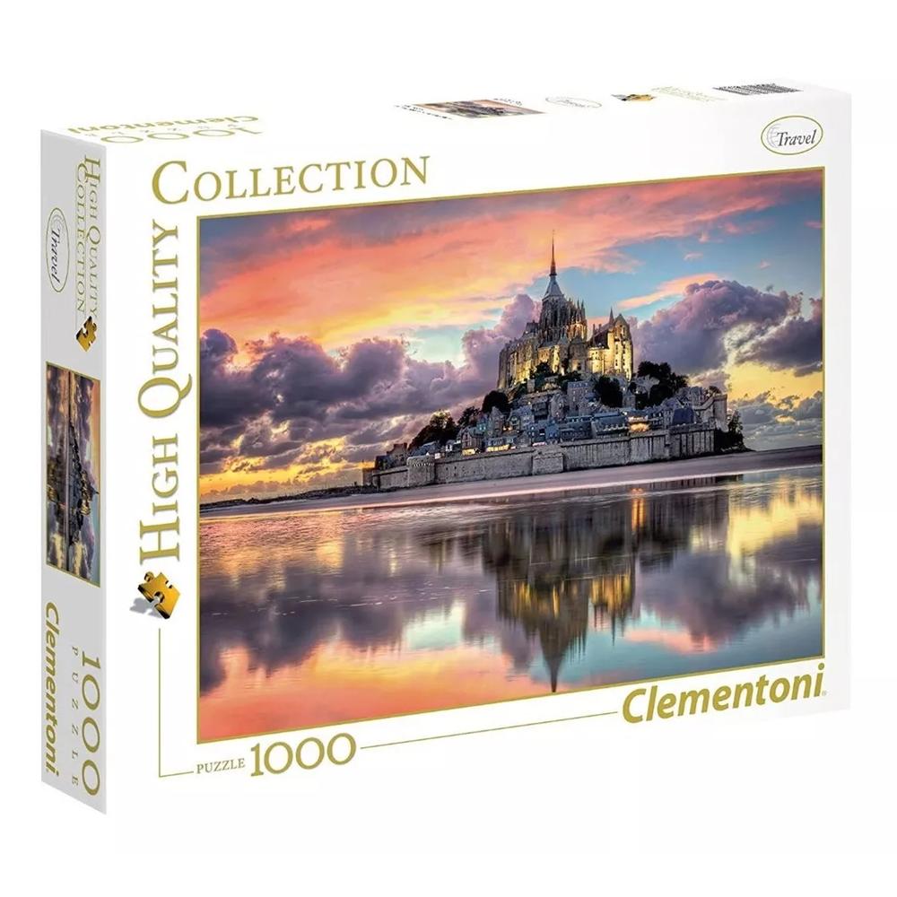 Rompecabezas Clementoni Le Magnifique Mont St Michel 1000 Piezas