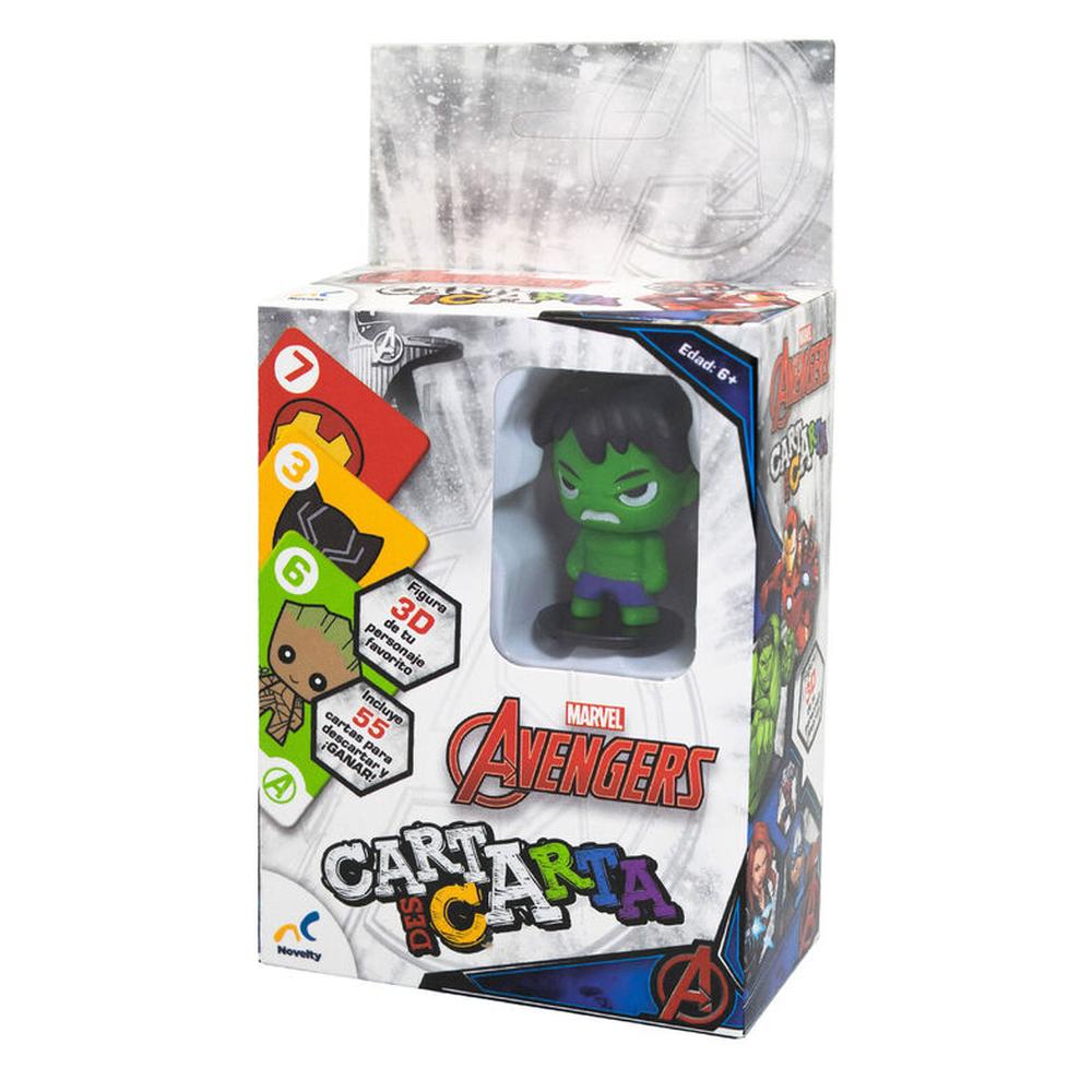 Foto 4 pulgar | Juego de Cartas Descarta Avengers Novelty