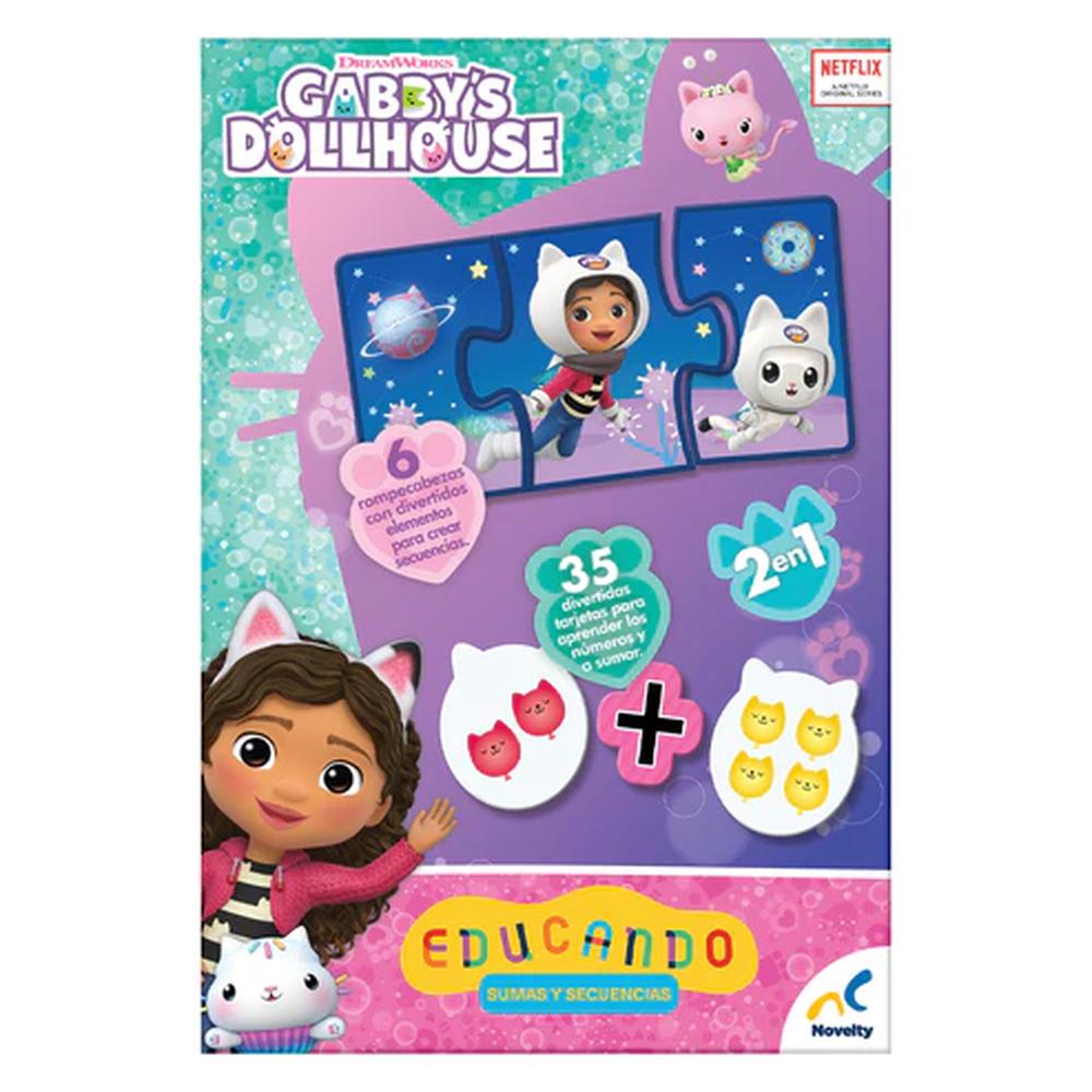 Foto 2 pulgar | Juego Novelty Educando: Sumas y Secuencias Gabbys Dollhous