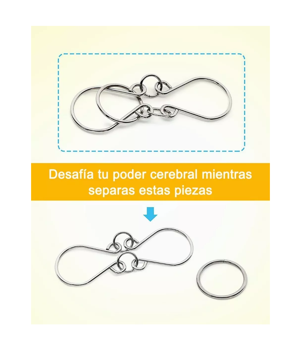 Foto 5 pulgar | Rompecabezas de Alambres Belug 24 Piezas