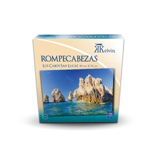 Foto 3 | Rompecabezas de 1000 piezas de Cabo San Lucas, 21.5x21.5x6.5cm