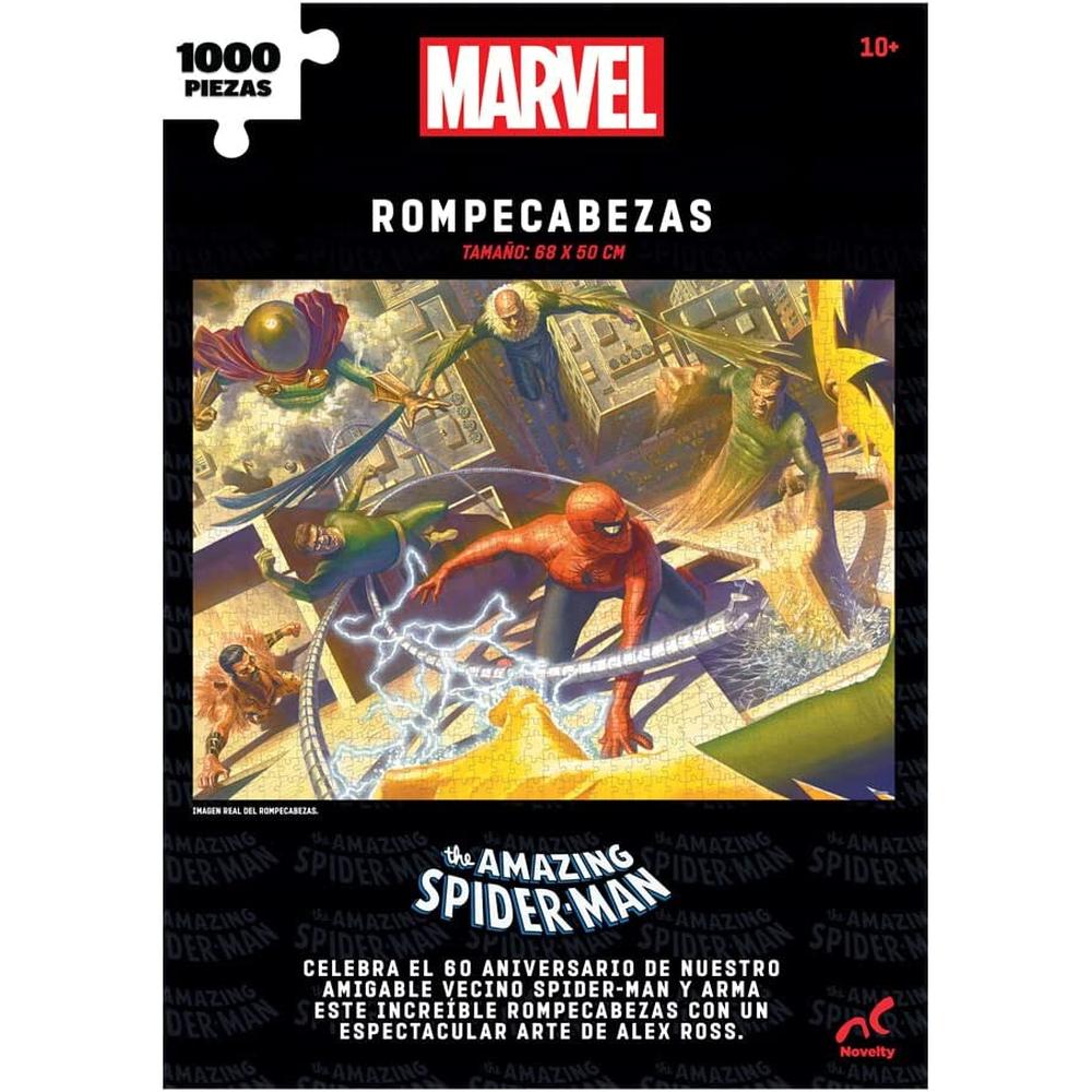 Foto 3 | Rompecabezas Lion Novelty Spider-Man 1000 Piezas Coleccionable