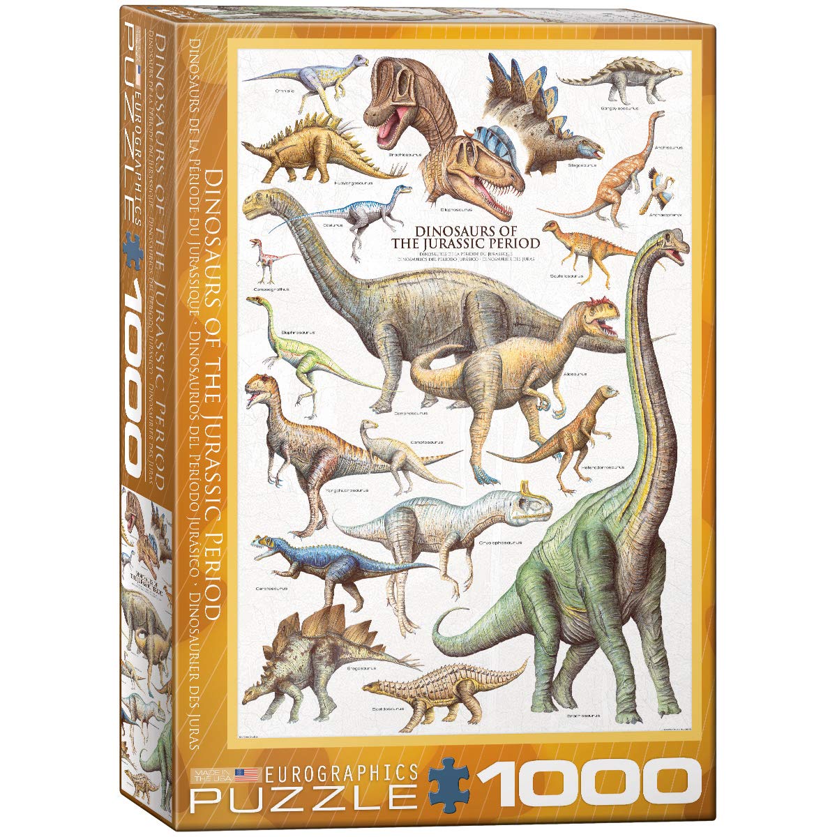 Foto 2 pulgar | Rompecabezas Eurographics Dinosaurios 1000 Piezas - Venta Internacional