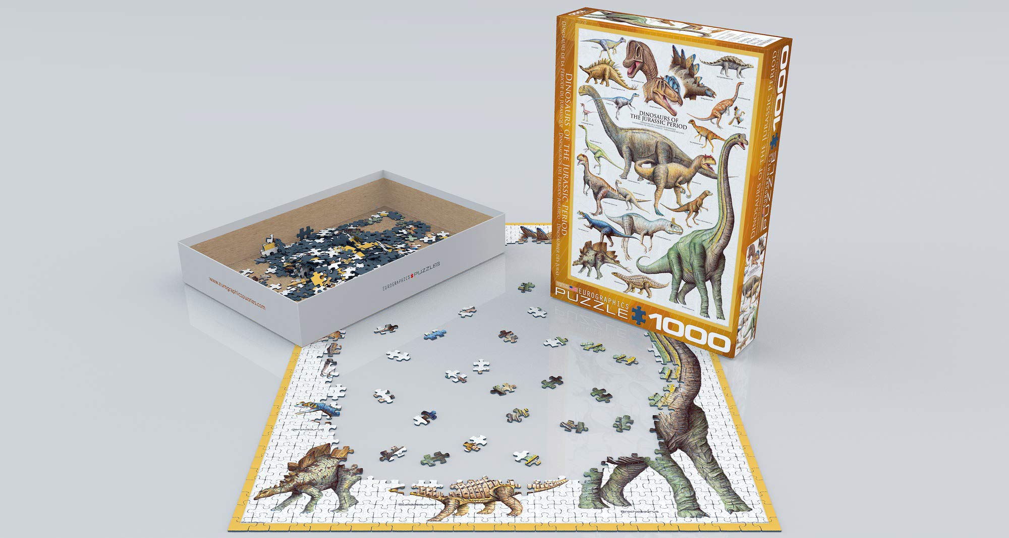 Foto 3 | Rompecabezas Eurographics Dinosaurios 1000 Piezas - Venta Internacional