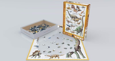 Foto 3 | Rompecabezas Eurographics Dinosaurios 1000 Piezas - Venta Internacional