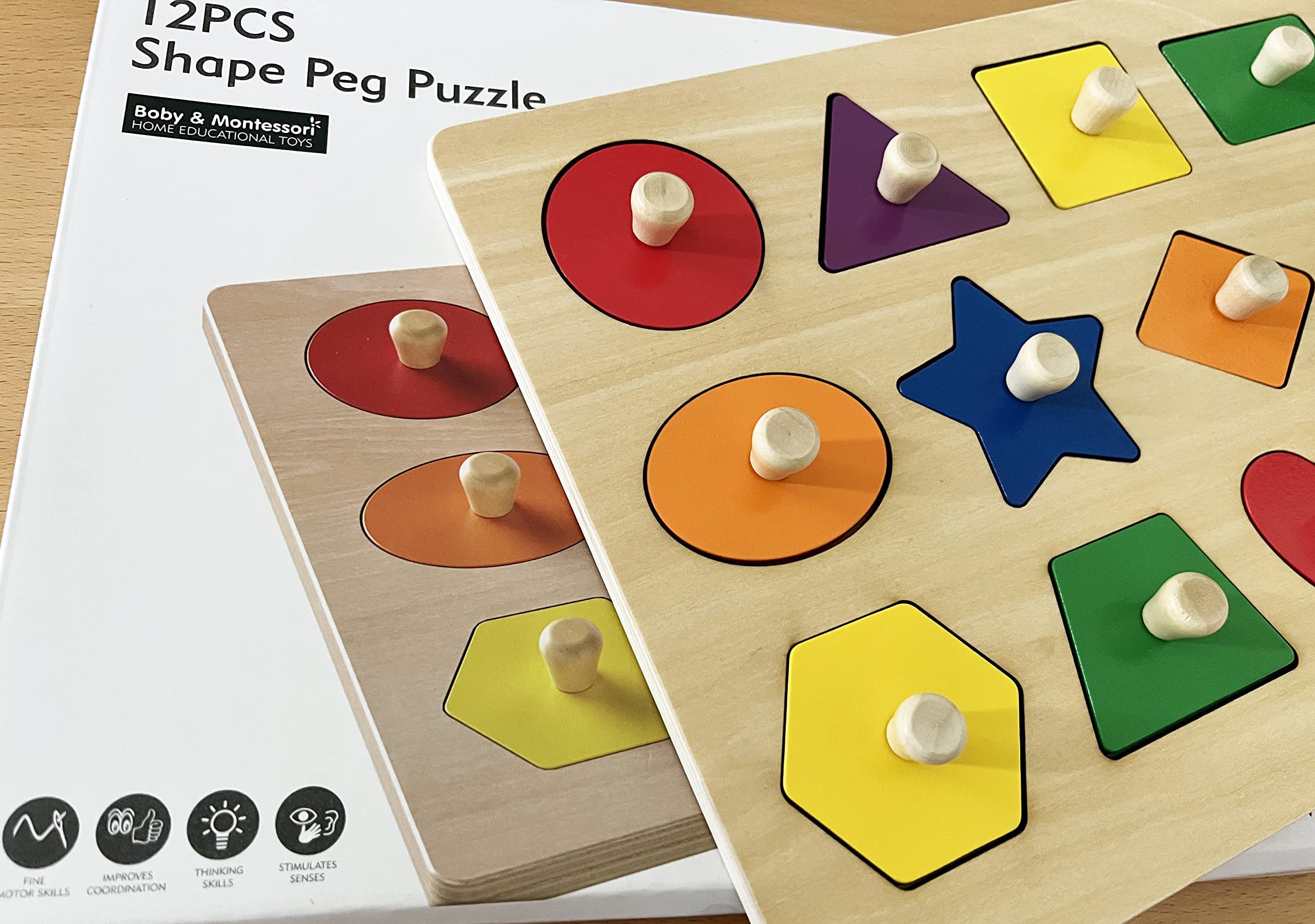 Foto 6 | Venta Internacional - Puzzle Toy Dailyfunn Con Forma De Pinza Montessori Para Bebés De 12 A 24 Meses